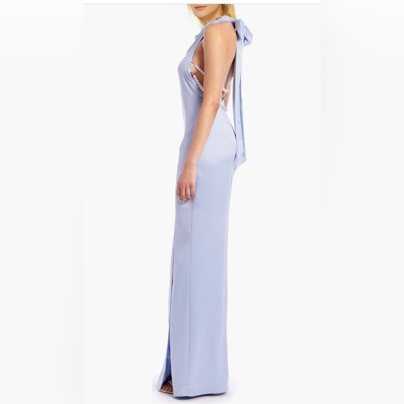 Jewel Badgley Mischka Light Blue Dress